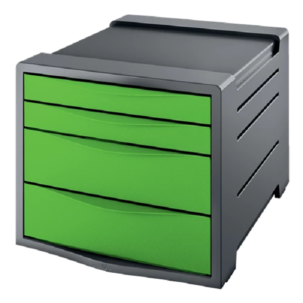 Exacompta Big Box Plus Black5 Drawer Set | 5 Desktop Drawer Set | Durable
