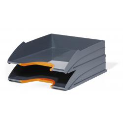 Durable Varicolor Letter Tray Set Duo Orange 7702-09