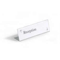 Acrylic Table Place Name Holder 61 x 210mm 803119