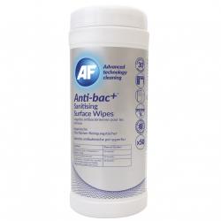 AF Antibacterial Surface Wipes Resealable Tub of 50