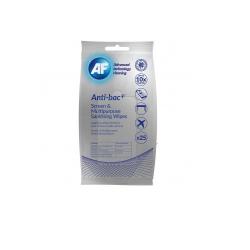 AF Antibacterial Sanitising Screen Multipurpose Wipes Pack of 25