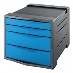 Rexel Choices 4 Drawer Cabinet A4 Blue