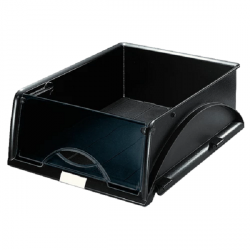 Leitz Sorty Letter Tray A4 253x326x76mm Black Pack of 4