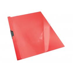 Rexel Choices A4 Plastic Clip File Red Pack 25 2115648