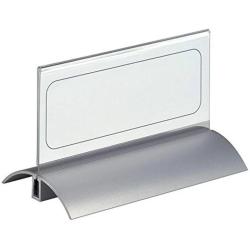 Durable Desk Presenter Deluxe Name Plate 61x150mm Packed 2 8201-19
