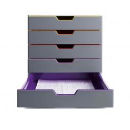 Durable Varicolor Drawer Box with Five Drawers