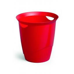 Durable Waste Bin Trend 16 Litres Red