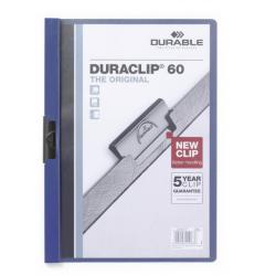 Durable Duraclip File A4 6mm Clip Files Dark Blue 25 Pack 2209-07