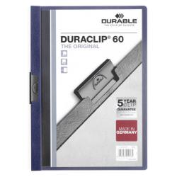 Durable Duraclip File A4 6mm Clip Files Midnight Blue 25 Pack 2209-28