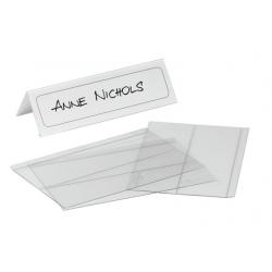 Durable Table Place Name Holder 61x210mm 10 Pack 8048-19