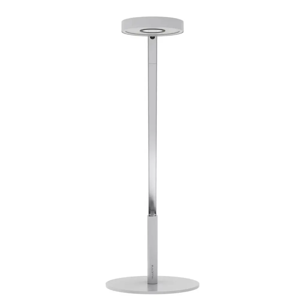 Durable LUCTRA Aluminium Table LITE 3D Gesture Control Biologically Effective Light Desk Lamp Silver - 921323