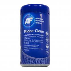 AF Phoneclene Hygenic Wipes Tub of 100 - With Biocide