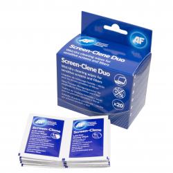 AF Screen Clene Wet Dry Wipes PK20 Duo With Biocide