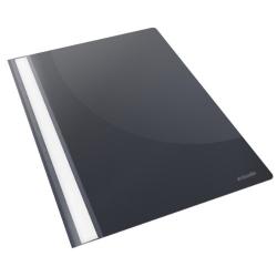Esselte 28320 A4 Report Flat File Plastic Clear Front Black 25 Pack