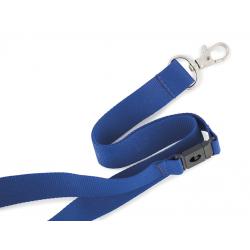 Badgemate Blue 20mm Durable Lanyards Pack of 10