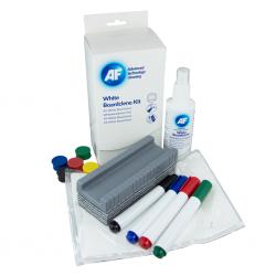 AF White Broadclene Kit for Enamelled/Laminated Whiteboards