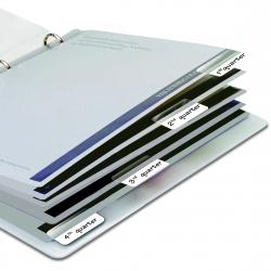 Durable 3L Index Tabs White 12 x 25mm Pack of 72 10511