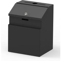 Twinco Steel Suggestion and Key Drop Box Black 5211