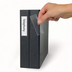 3L Label Holders Self-Adhesive 25x75mm 10311 Pack of 48