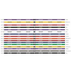 Watermark Creative Governor Lanyards 15mm White on Orange Pack 10