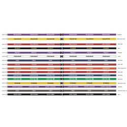 Watermark Creative Supply Teacher Lanyards 15mm White on Purple Pack 10