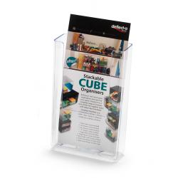 Deflecto 1/3 A4 Portrait Flat Back Literature Holder 76001