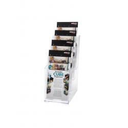 Deflecto 1/3 A4 Portrait 4 Tier Literature Holder DL 77701