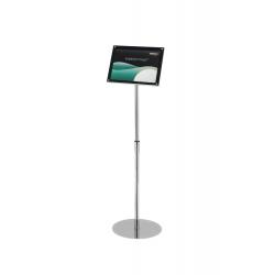 Deflecto A4 Floor Standing Sign Holder Black Bevel 790845