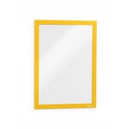 Durable DURAFRAME Self-Adhesive A4 Yellow (Pack 2) - 487204