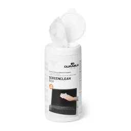 Durable Screenclean 100 Wipes Tub for TV, Laptops Screen 5736-02 Durable Screenclean 100 Wipes Tub for TV, Laptops Screen 5736-02