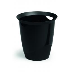 Durable Waste Bin Trend 16 Litres Black