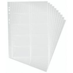 Durable Business Card Pockets A4 10 Pack 2389-19