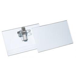 Durable Combi Clip Badge 54x90mm 50 Pack 8145-19