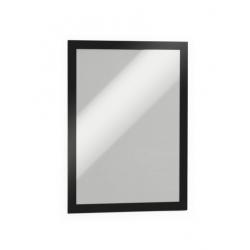 Durable Duraframe Magnetic Frames A4 Black 2 Pack 4872-01