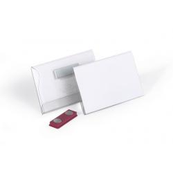 Durable Magnetic Name Badge 54x90mm 25 Pack 8117-19