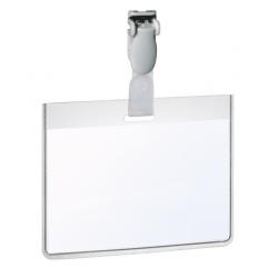Durable Security Name Badge 60x90mm Landscape 25 Pack 8143-19