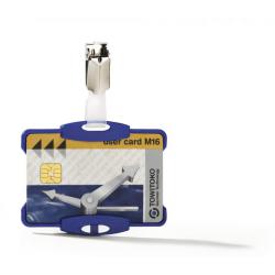 Durable Security Pass Holder Box 54x85mm Blue 25 Pack 8118-06