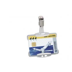 Durable Security Pass Holder Box 54x85mm Transparent 25 Pack 8118-19