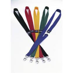 Durable Badge Lanyard 20mm Dark Blue 10 Pack 8137-07