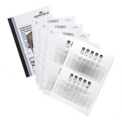 Durable Visitor Name Badge Set 60x90 mm 20 Pack 8695-00