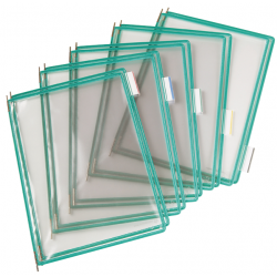 Tarifold A4 Pivoting Pockets Green