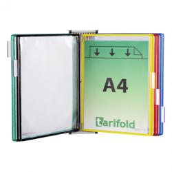 Tarifold A4 Magnetic Wall Unit with 10 Assorted Pockets