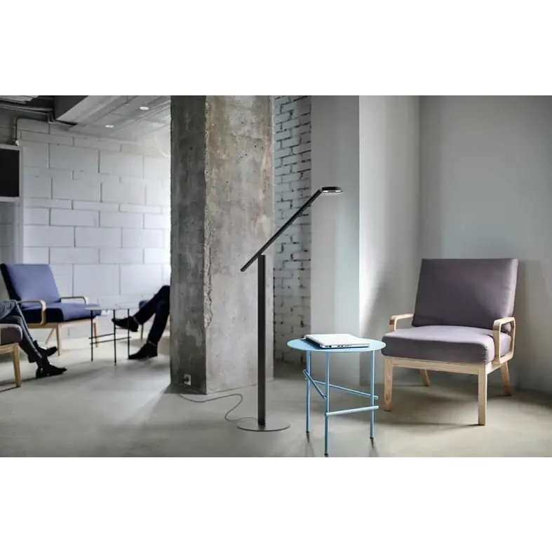 Durable LUCTRA Aluminium Floor LITE 3D Gesture Control Biologically Effective Light Floor Lamp Black - 928901 Durable LUCTRA Aluminium Floor LITE 3D Gesture Control Biologically Effective Light Floor Lamp Black - 928901