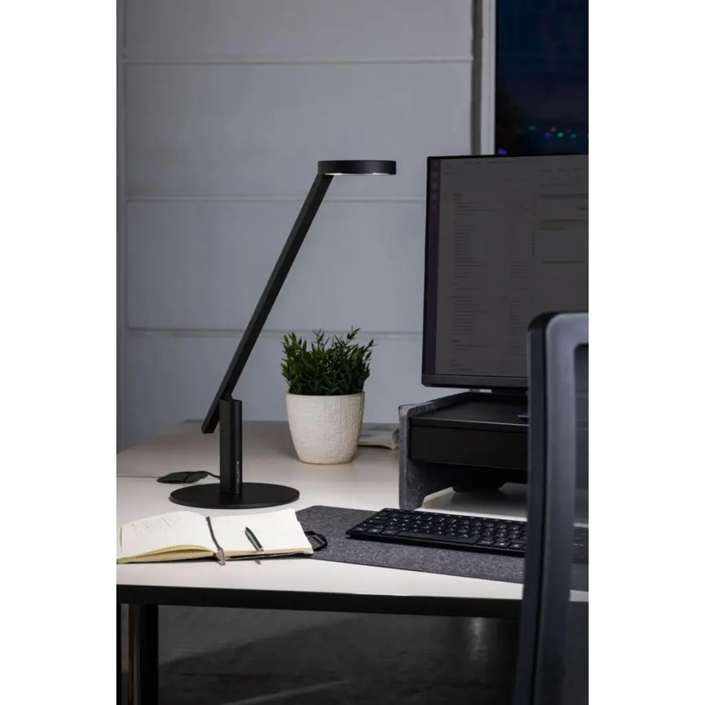 Durable LUCTRA Aluminium Table LITE 3D Gesture Control Biologically Effective Light Desk Lamp Black - 921301 Durable LUCTRA Aluminium Table LITE 3D Gesture Control Biologically Effective Light Desk Lamp Black - 921301