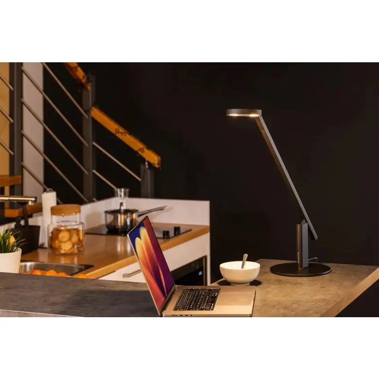 Durable LUCTRA Aluminium Table LITE 3D Gesture Control Biologically Effective Light Desk Lamp Black - 921301 Durable LUCTRA Aluminium Table LITE 3D Gesture Control Biologically Effective Light Desk Lamp Black - 921301